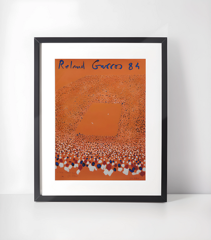 Tennis Kunstsamling - Kunsttrykk A3+/A3 - Uten ramme #2 Roland Garros 1984
