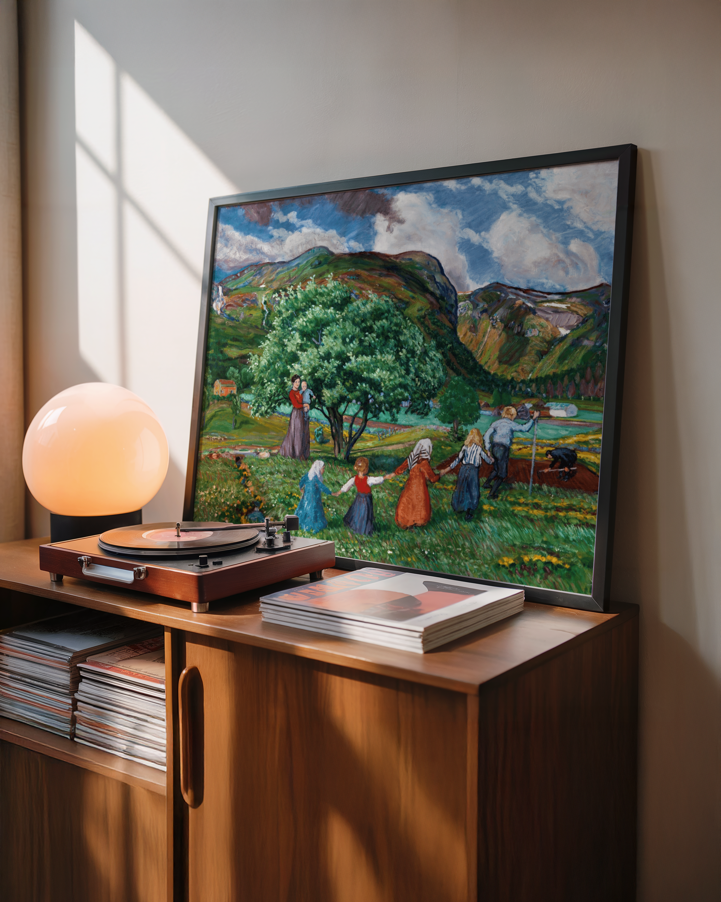 Nikolai Astrup - Sommervind og lekende barn