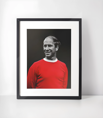 Manchester United Fotballkunst - Samling - Kunsttrykk A3+/A3 - Uten ramme #16 Sir Bobby Charlton