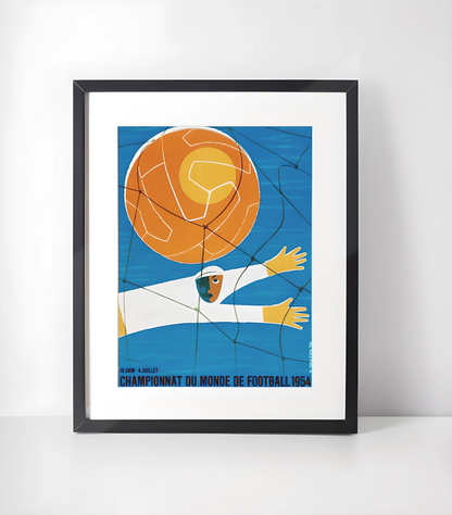 Fotball VM-Plakater Kunstsamling - Kunsttrykk A3+/A3 - Uten ramme