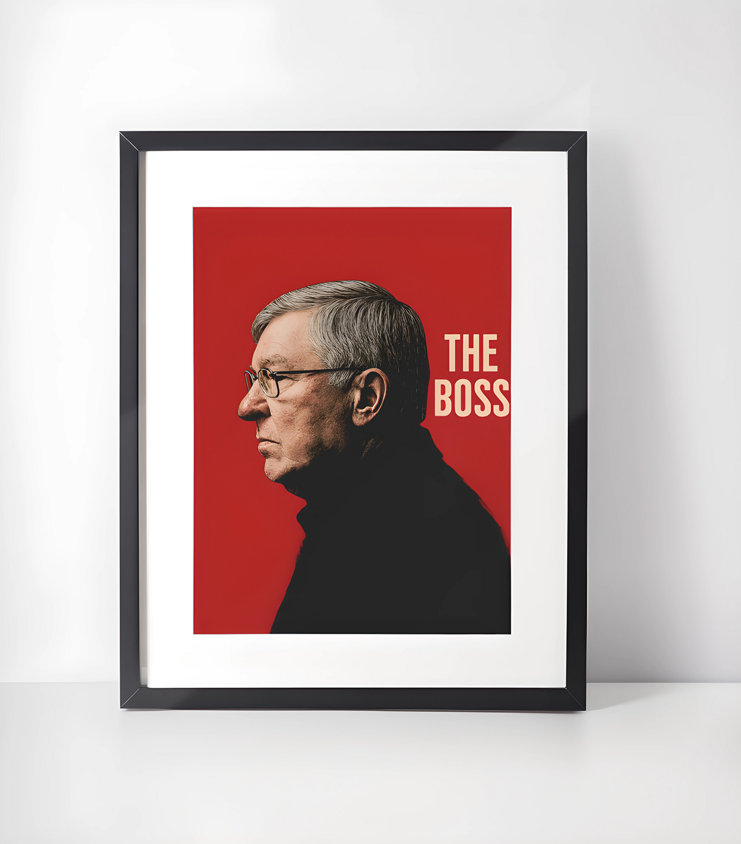Manchester United Fotballkunst - Samling - Kunsttrykk A3+/A3 - Uten ramme #2 Sir Alex "The Boss"