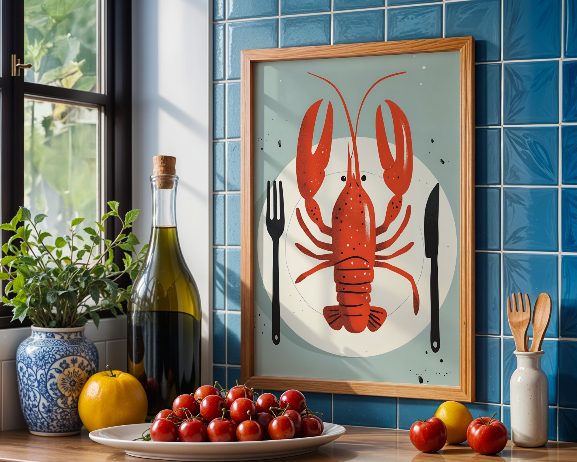 Lobster On A Plate