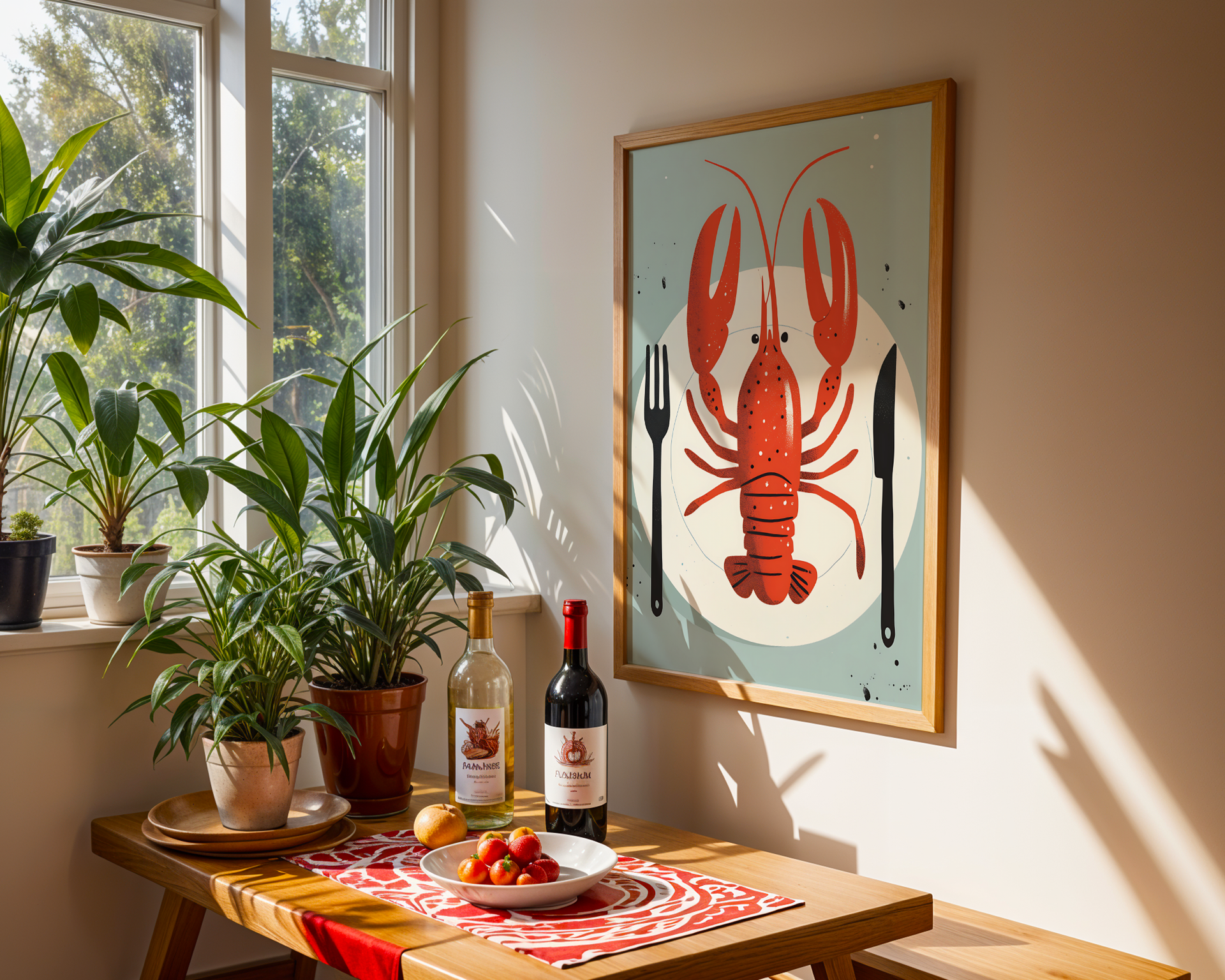 Lobster On A Plate