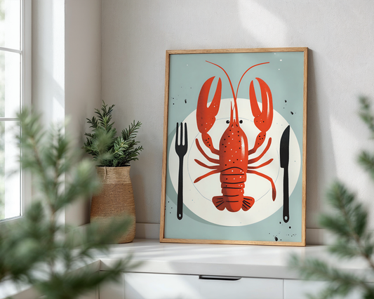 Lobster On A Plate