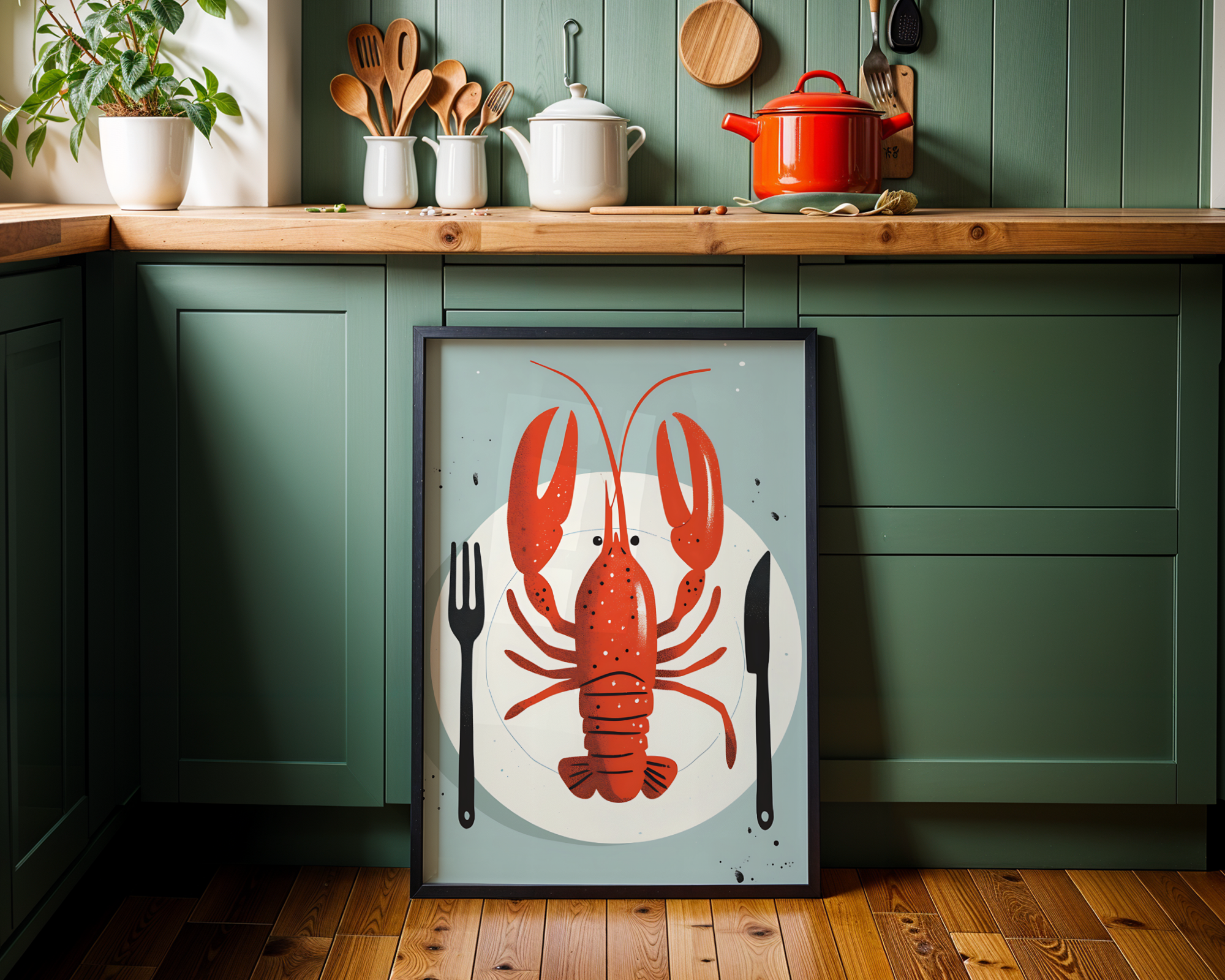 Lobster On A Plate