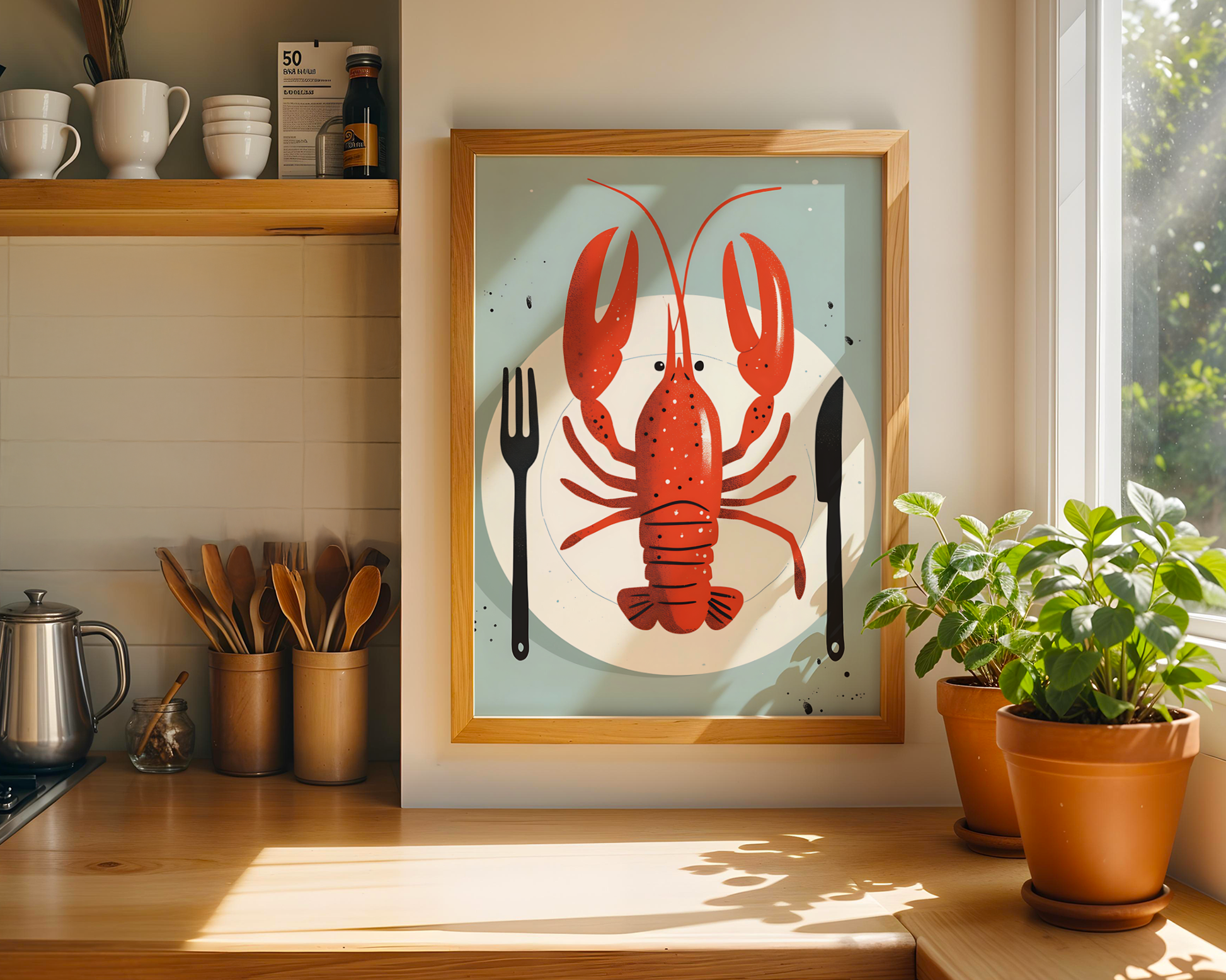 Lobster On A Plate