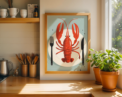 Lobster On A Plate