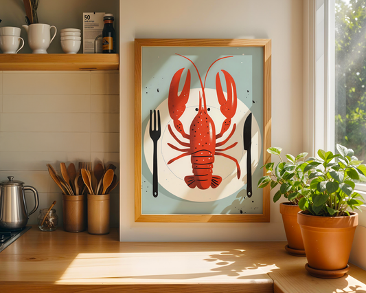Lobster On A Plate