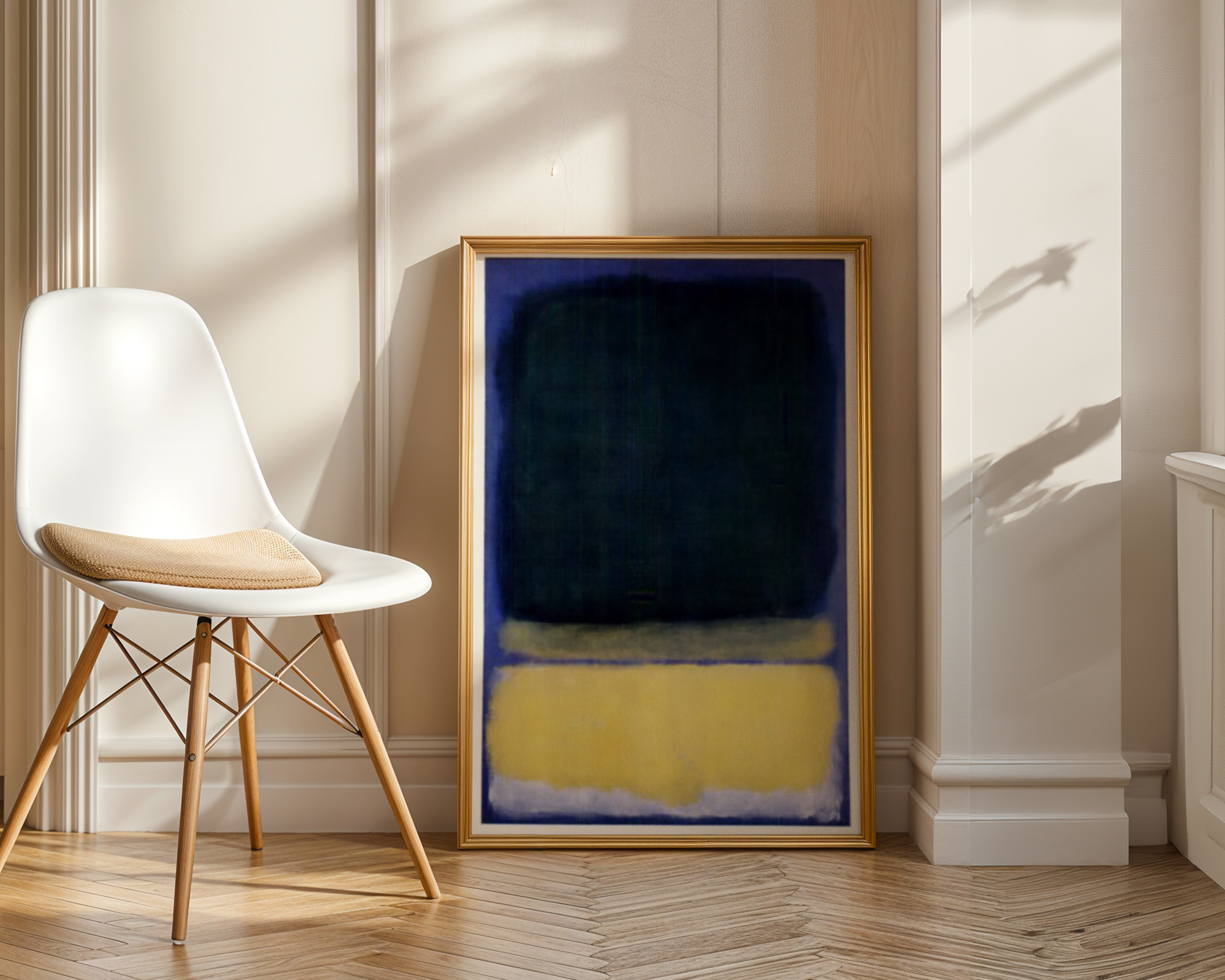 Mark Rothko - Untitled (Blue, Dark Blue, Yellow)