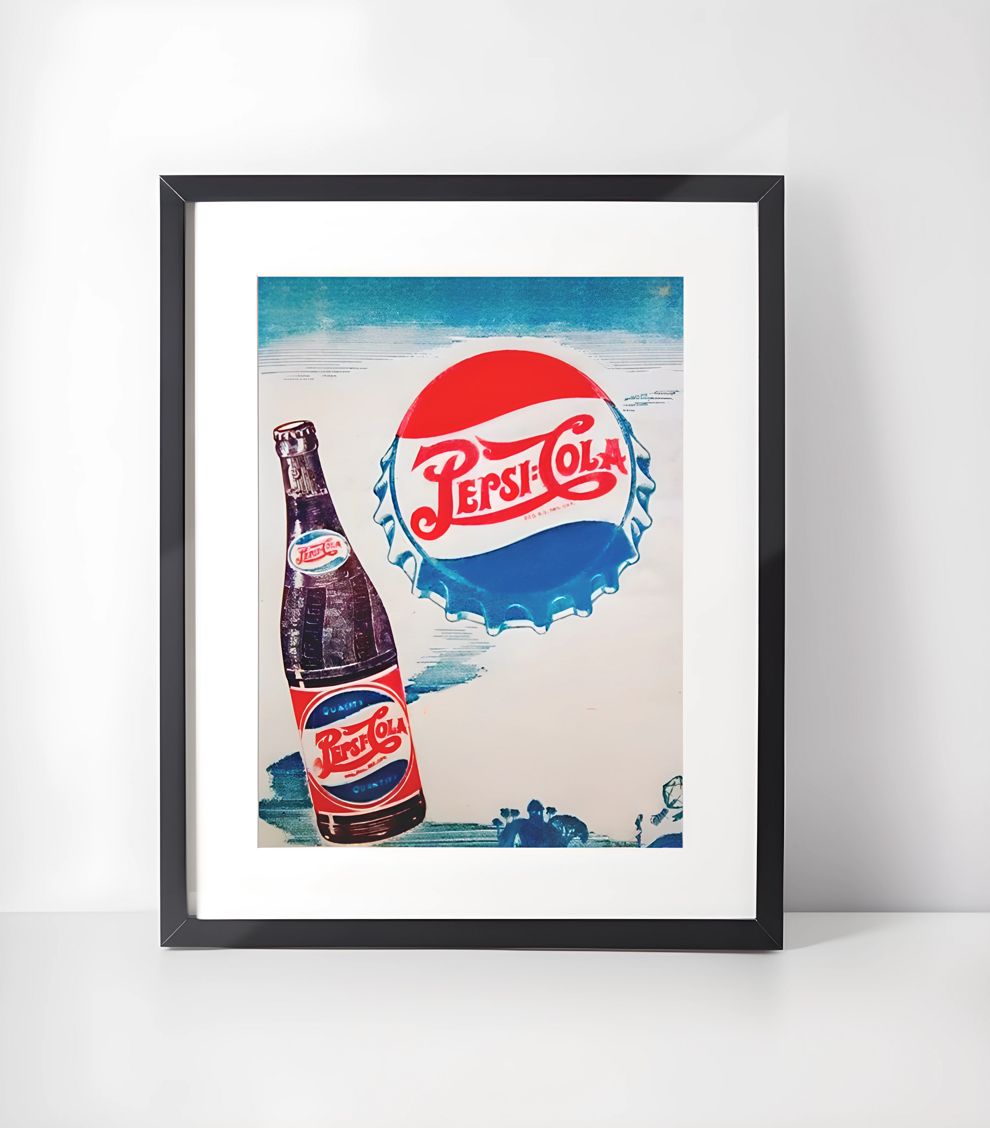 Retro PepsiCola Kunstsamling - Kunsttrykk A3+/A3 - Uten ramme #1