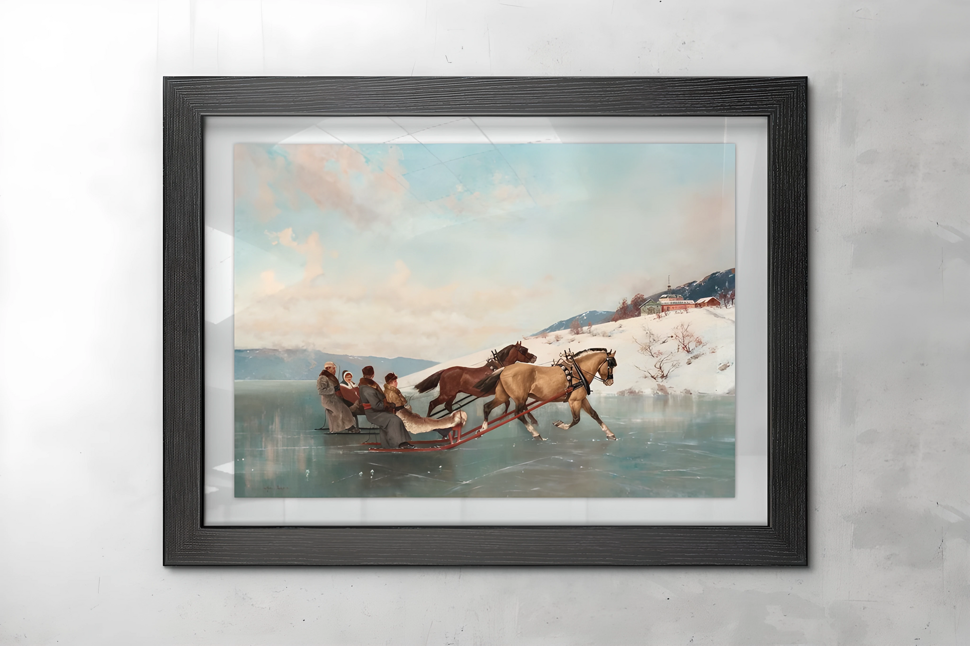 Axel Ender (1853-1920) Kunstsamling - Kunsttrykk A3+/A3 - Uten ramme