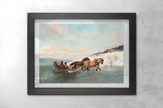Axel Ender (1853-1920) Kunstsamling - Kunsttrykk A3+/A3 - Uten ramme