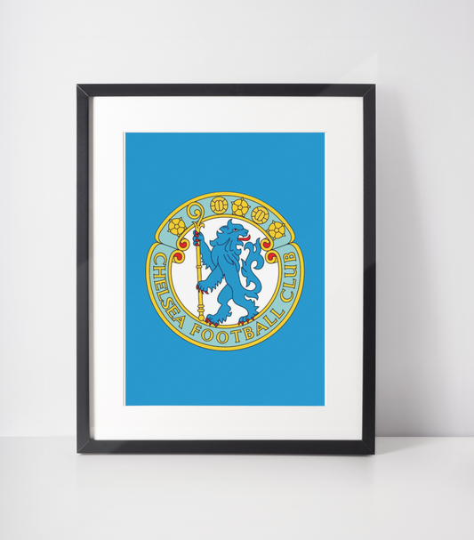FC Chelsea Retro Kunstsamling - Kunsttrykk A3+/A3 - Uten ramme