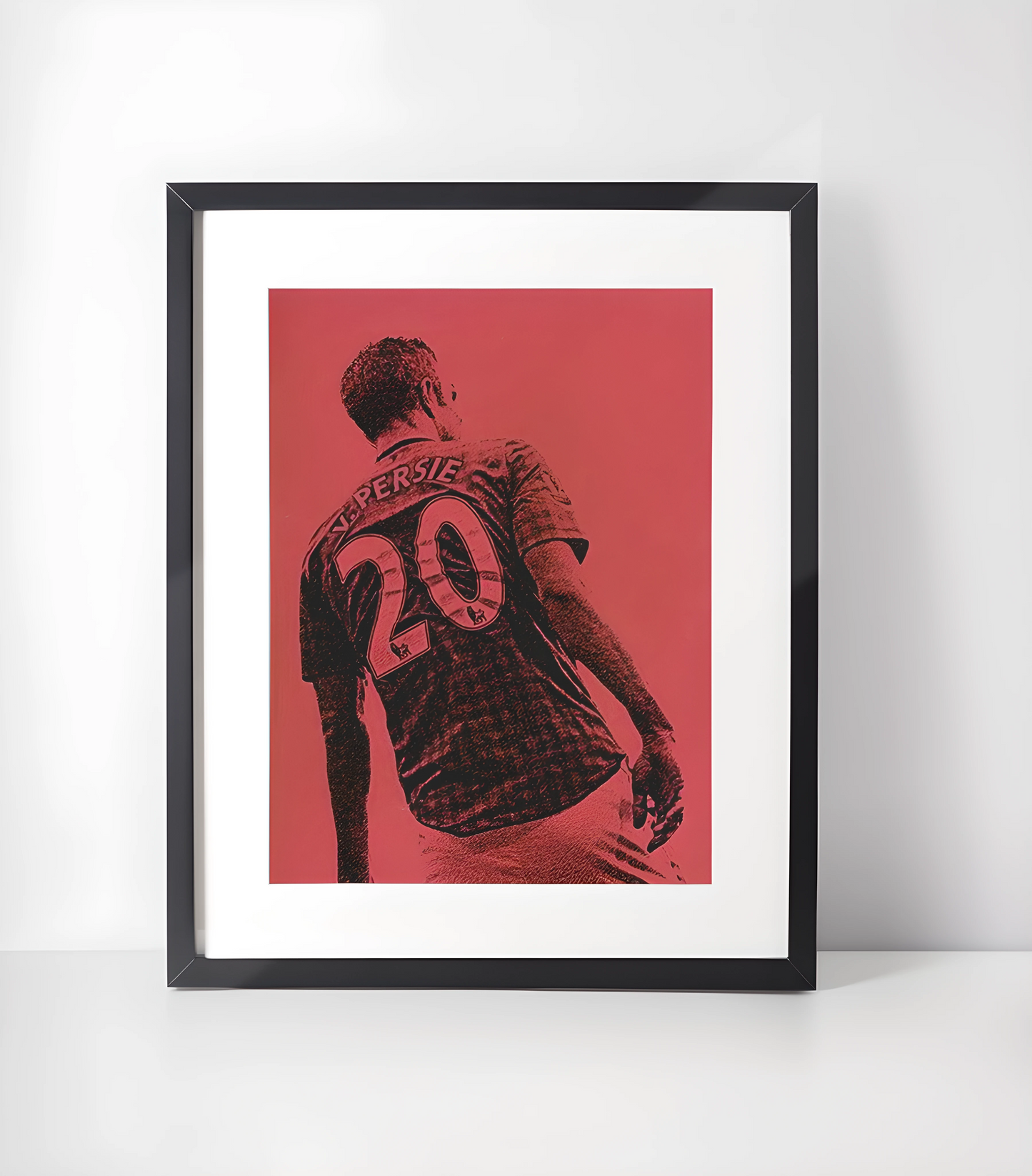Manchester United Fotballkunst - Samling - Kunsttrykk A3+/A3 - Uten ramme #22 Van Persie