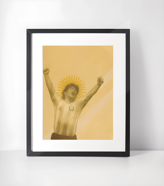 Maradona Vintage 3 for 1 Kunstsamling - Kunsttrykk A3+/A3 - Uten ramme #3 Legenden