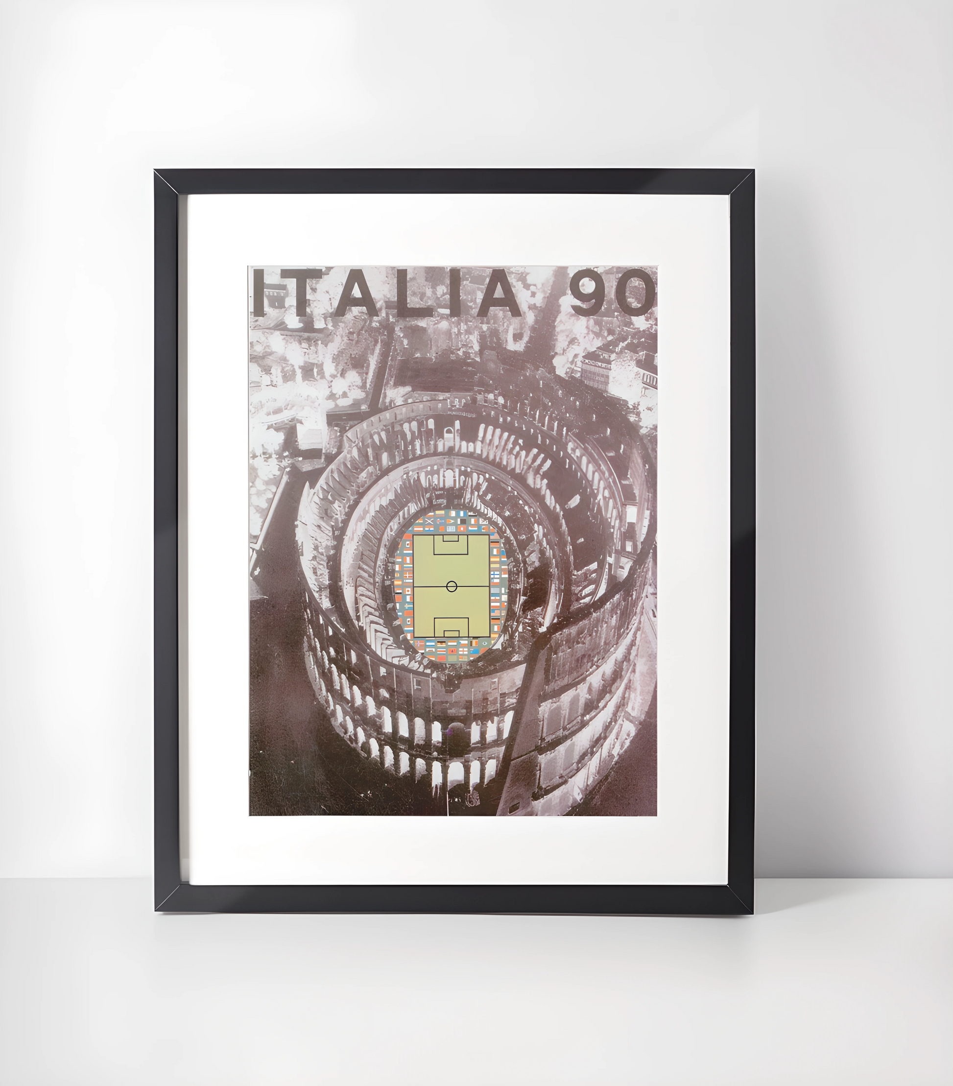 Fotball VM-Plakater Kunstsamling - Kunsttrykk A3+/A3 - Uten ramme