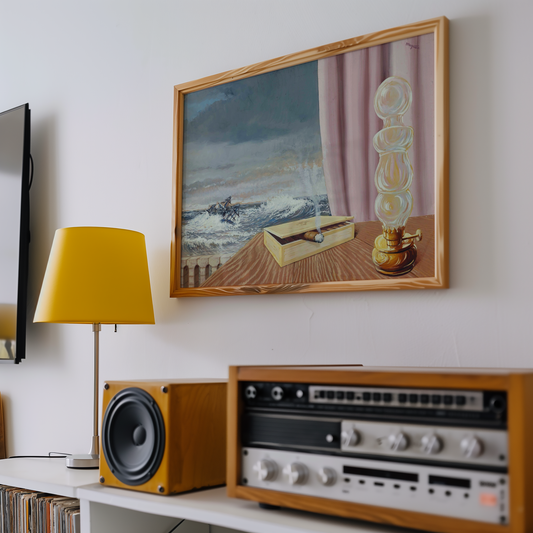 René Magritte - The Difficult Crossing