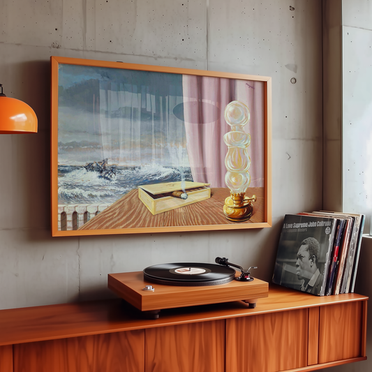 René Magritte - The Difficult Crossing