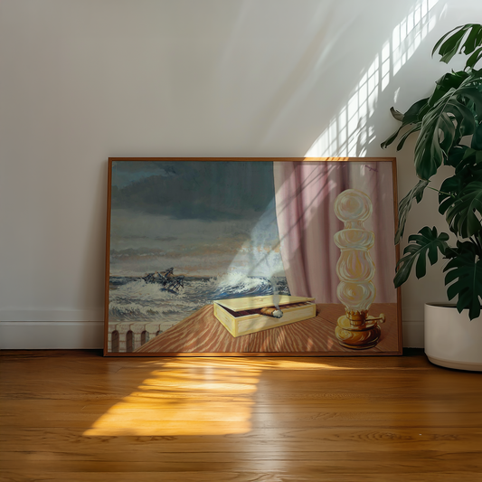 René Magritte - The Difficult Crossing