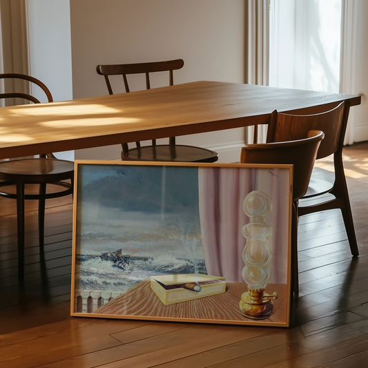 René Magritte - The Difficult Crossing