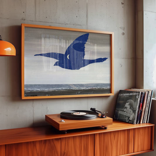 René Magritte - Le baiser (Kysset)