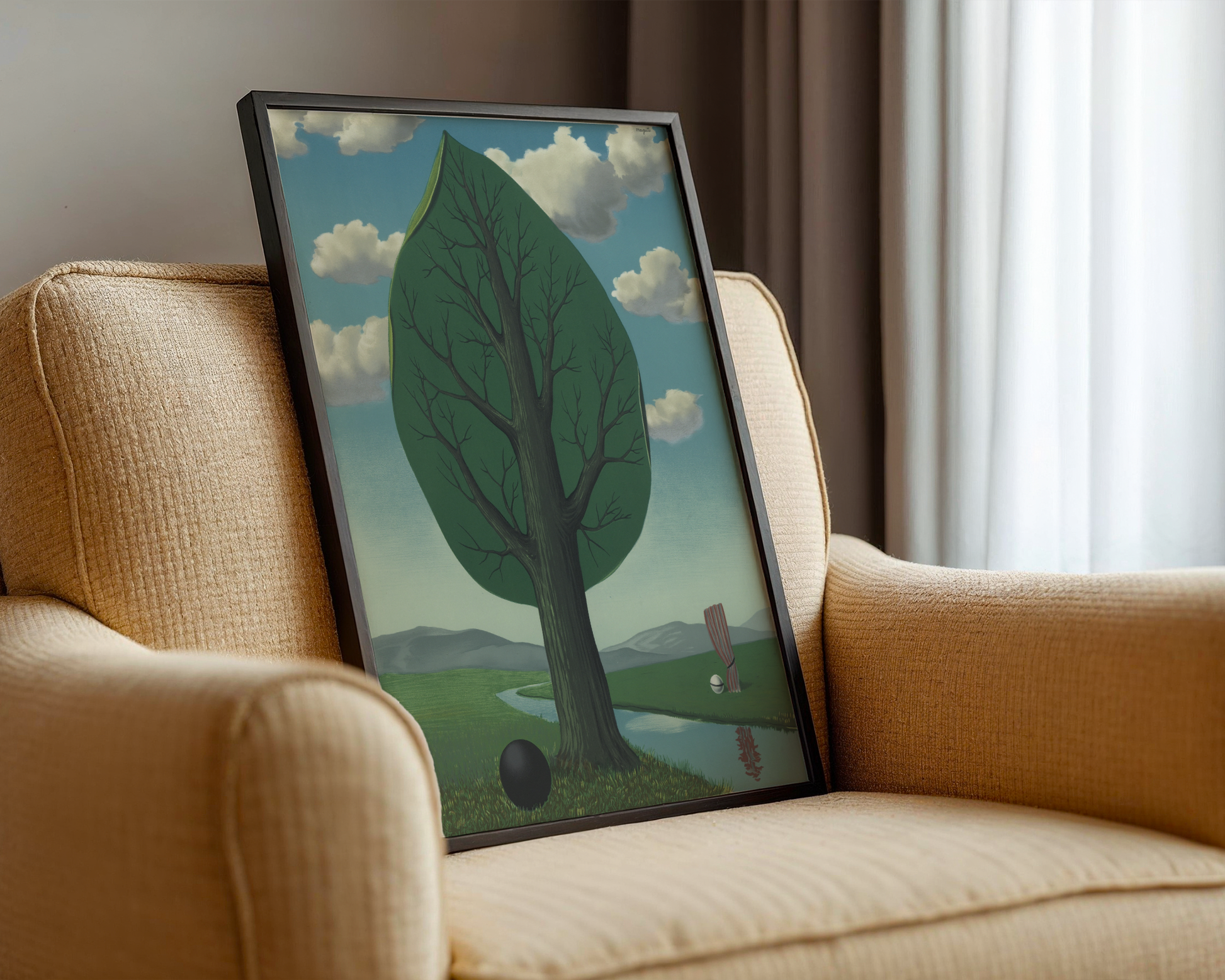 René Magritte - La Géante II