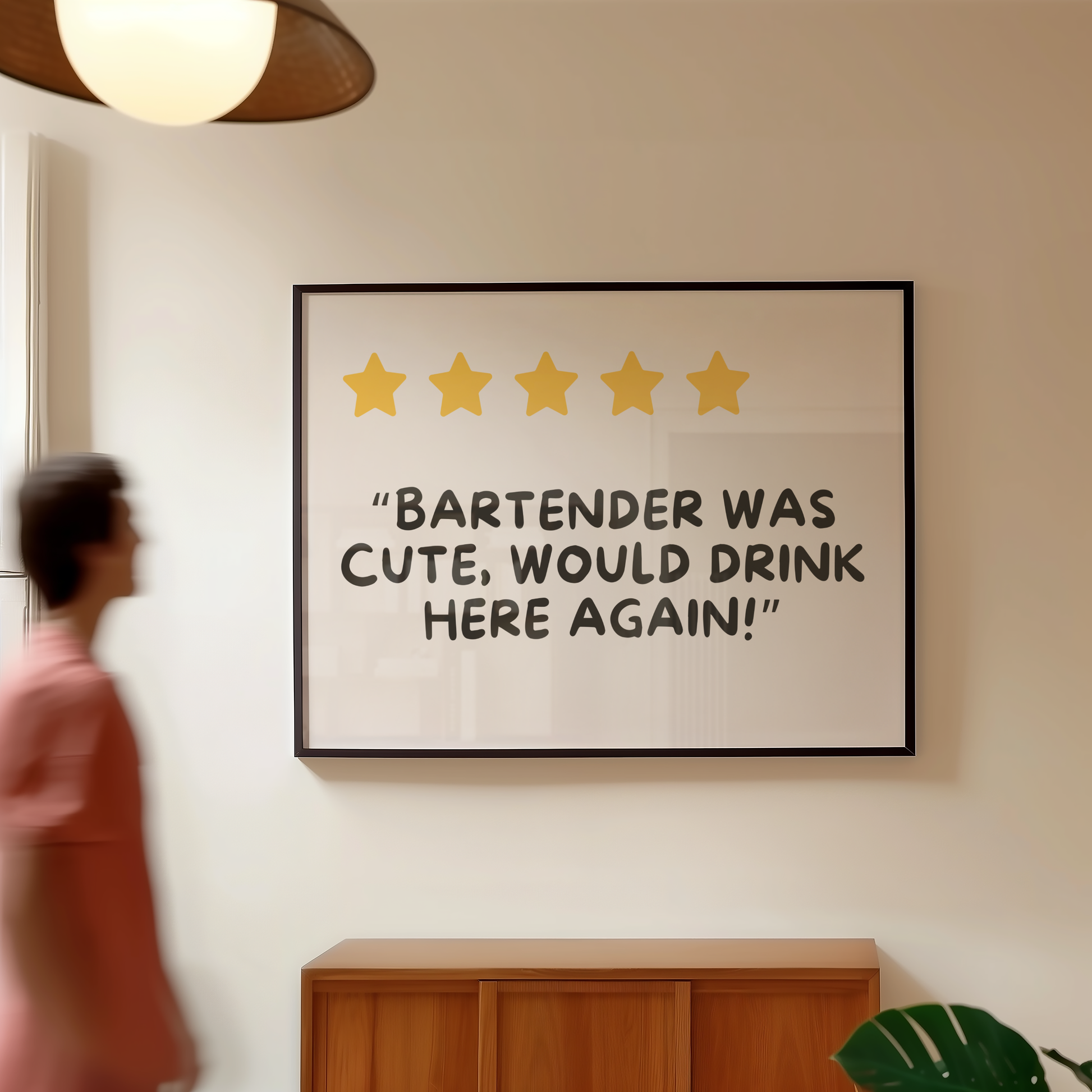 Bartender Was Cute, Would Drink Here Again