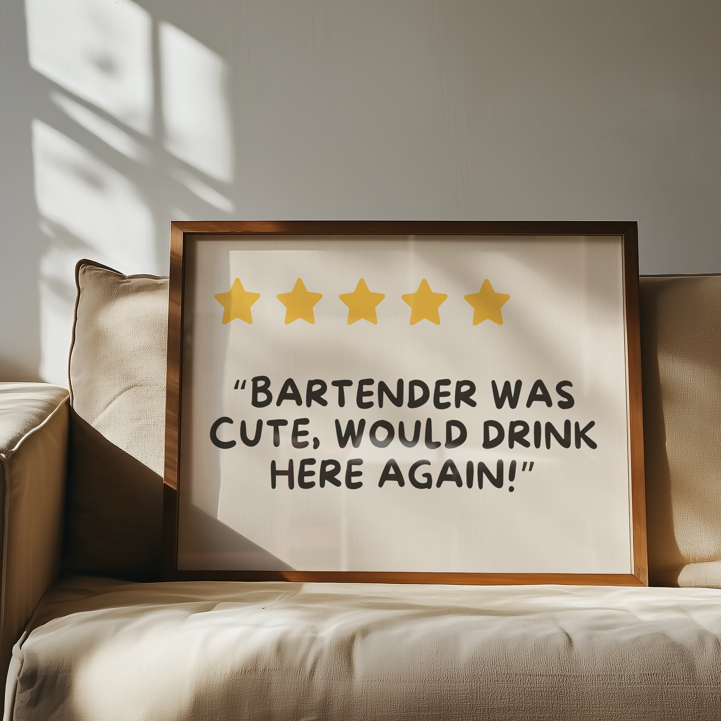 Bartender Was Cute, Would Drink Here Again