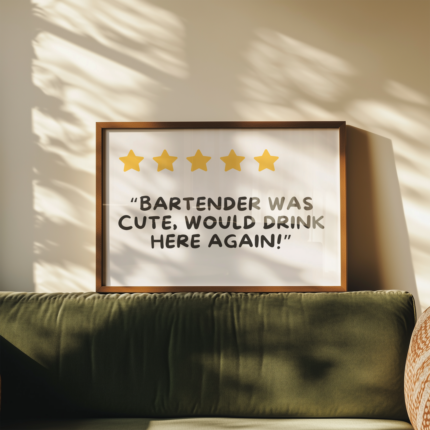 Bartender Was Cute, Would Drink Here Again