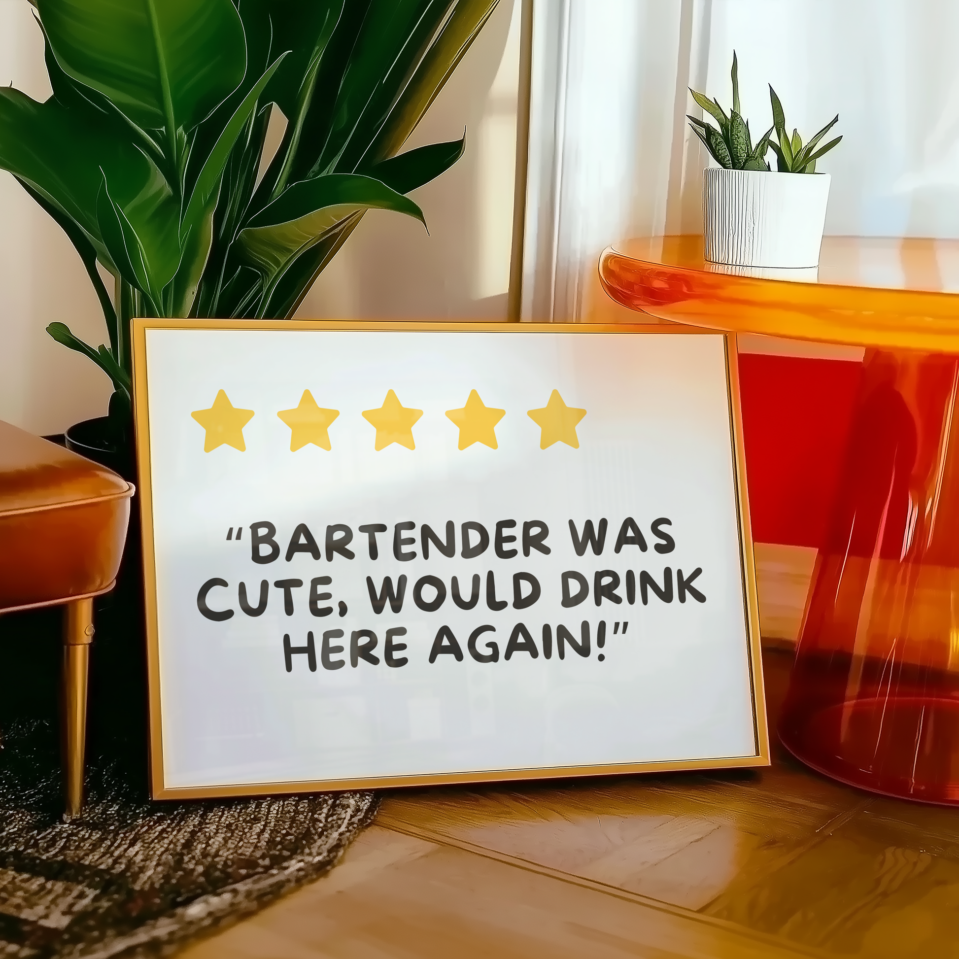 Bartender Was Cute, Would Drink Here Again