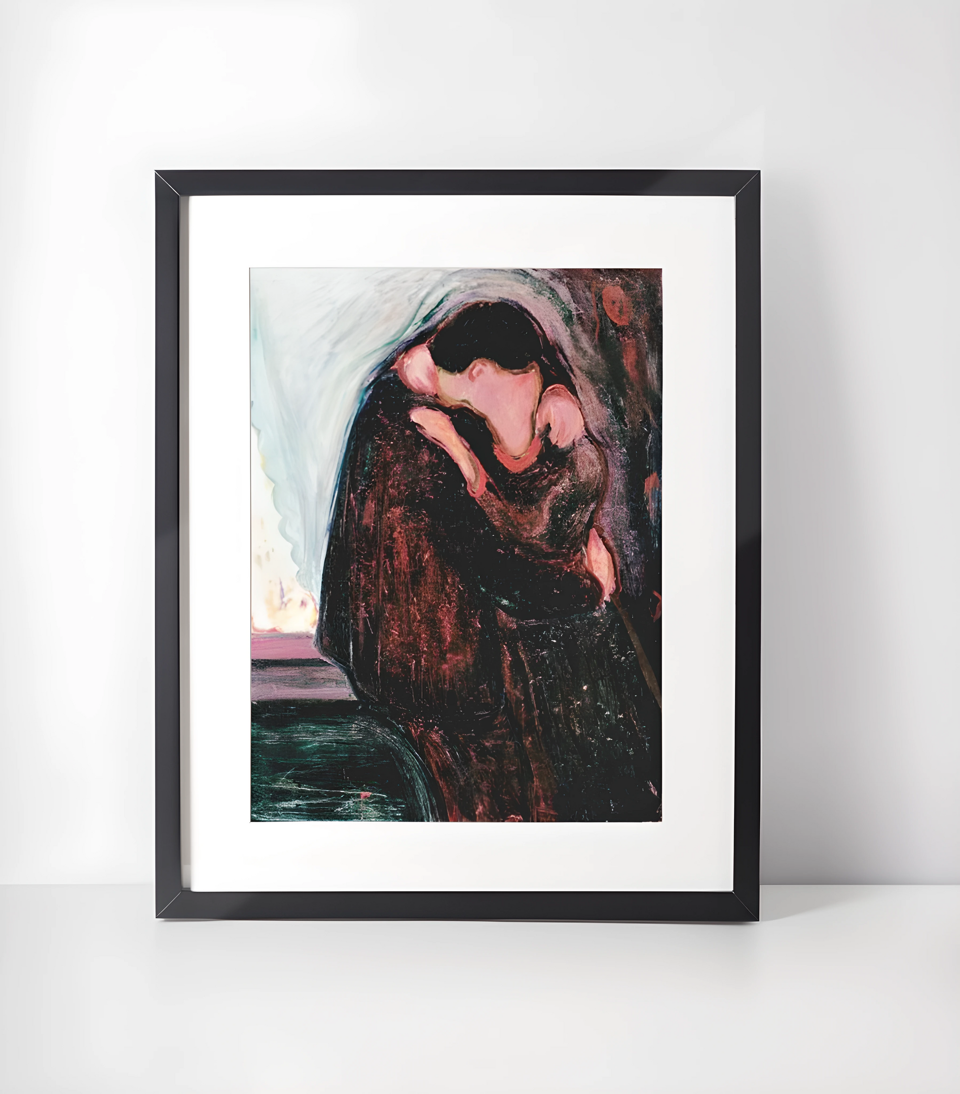 Edvard Munch Samling - Kunsttrykk A3+/A3 - Uten ramme #1 The Kiss 1897