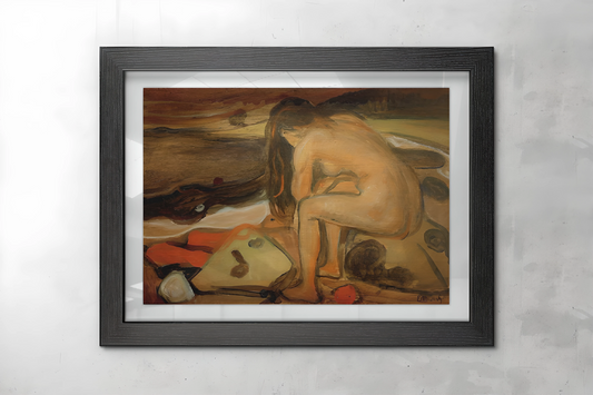 Edvard Munch Nakne Malerier Kunstsamling - Kunsttrykk A3+/A3 - Uten ramme