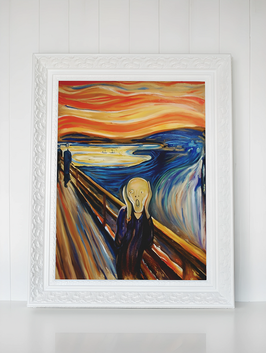 Edvard Munch Skrik, Angst & Fortvilelse Kunstsamling - Kunsttrykk A3+/A3 - Uten ramme #1 Skrik (1893)