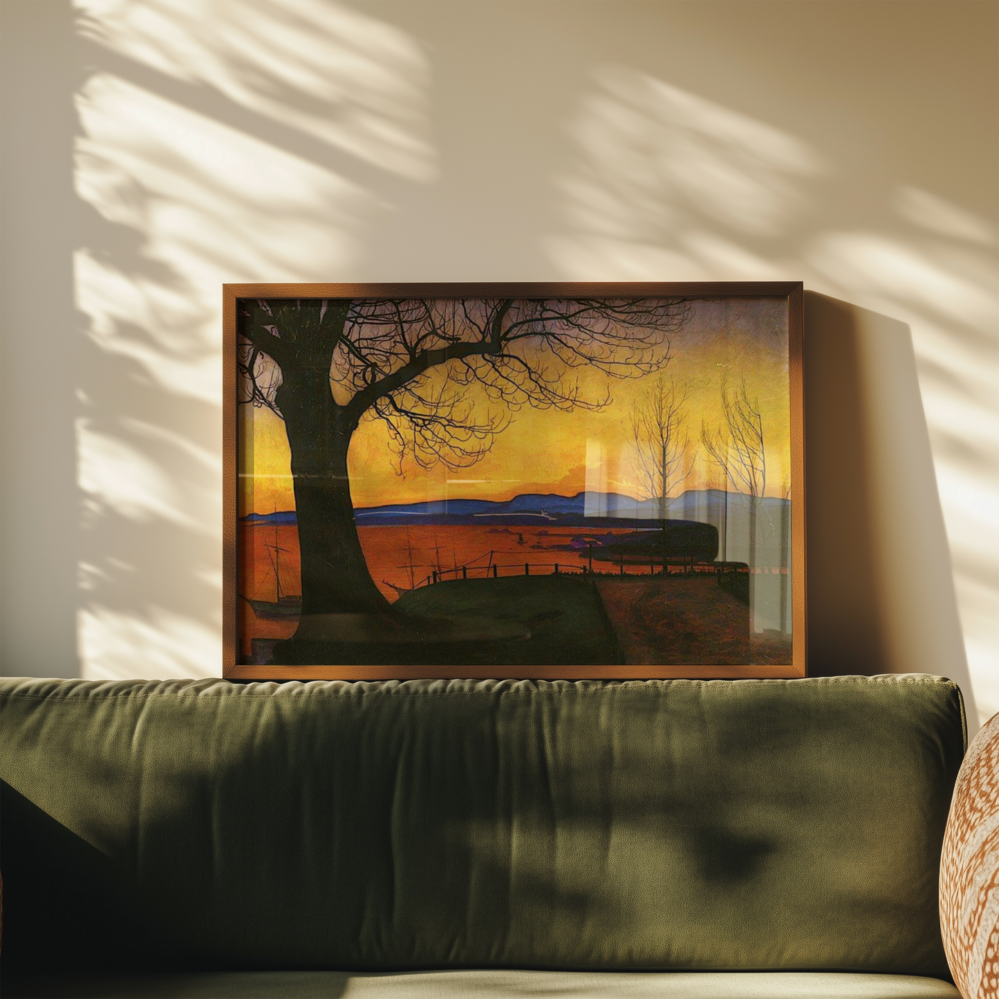 Harald Sohlberg - Vårkveld på Akershus festning (1913)