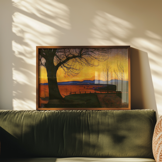 Harald Sohlberg - Vårkveld på Akershus festning (1913)