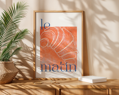 Le Matin Morning Breakfast Croissant