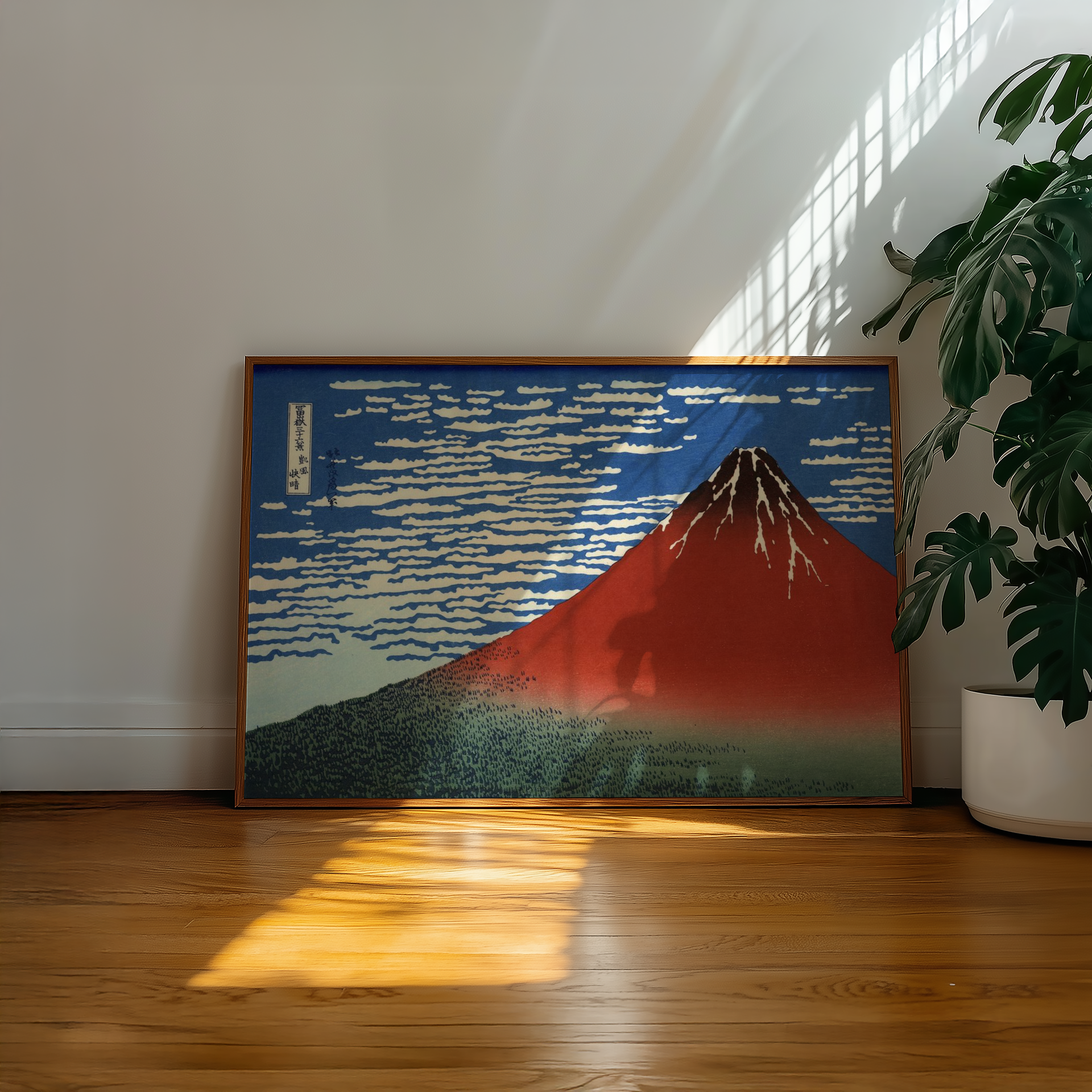 Katsushika Hokusai - Red Fuji