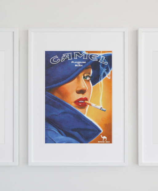 Vintage Camel Kunstsamling - Kunsttrykk A3+/A3 - Uten ramme