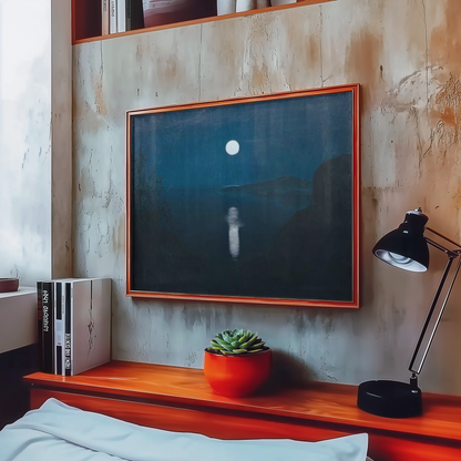 Harald Sohlberg - Måneskinn (1907)