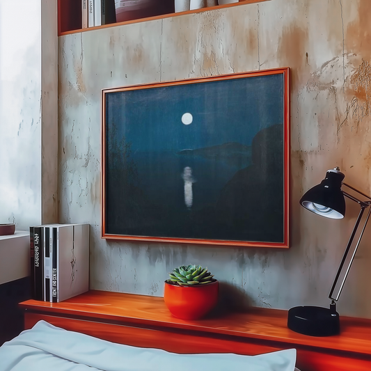 Harald Sohlberg - Måneskinn (1907)