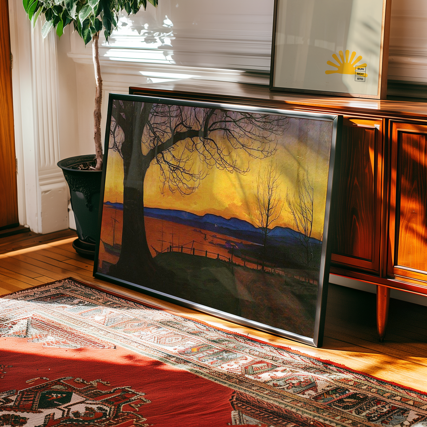 Harald Sohlberg - Vårkveld på Akershus festning (1913)