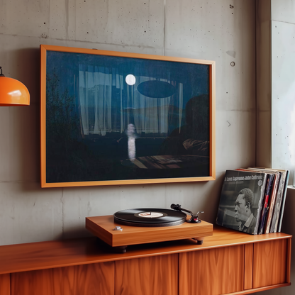 Harald Sohlberg - Måneskinn (1907)