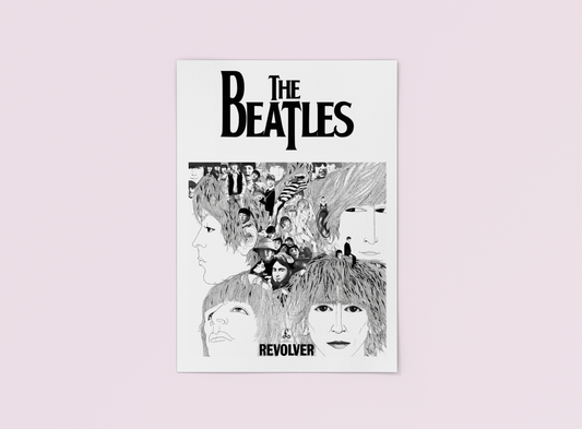 The Beatles Revolver Kunst - Kunsttrykk A3+/A3 - Uten ramme