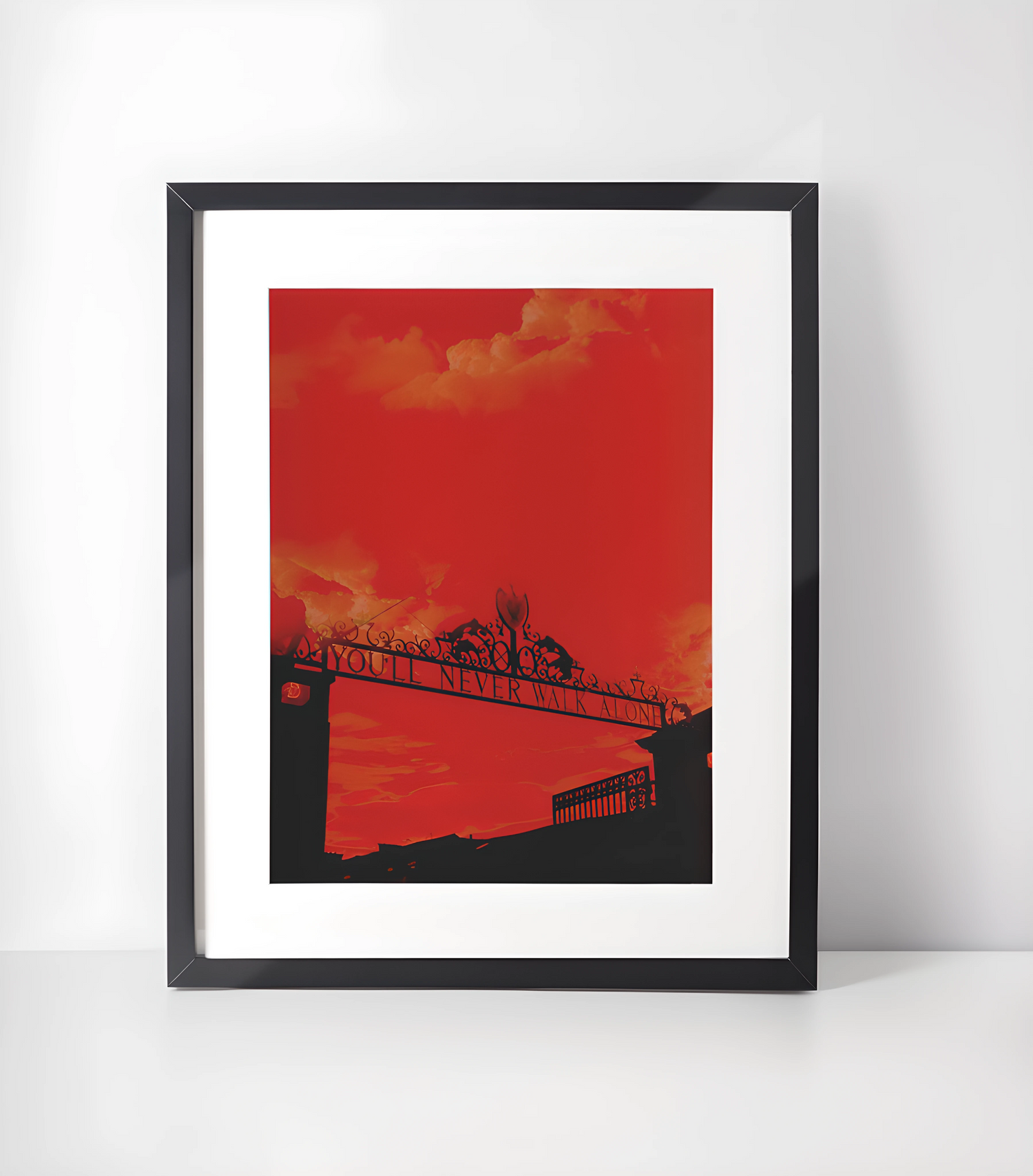 Liverpool Fotballkunst - Samling - Kunsttrykk A3+/A3 - Uten ramme #1 YNWA