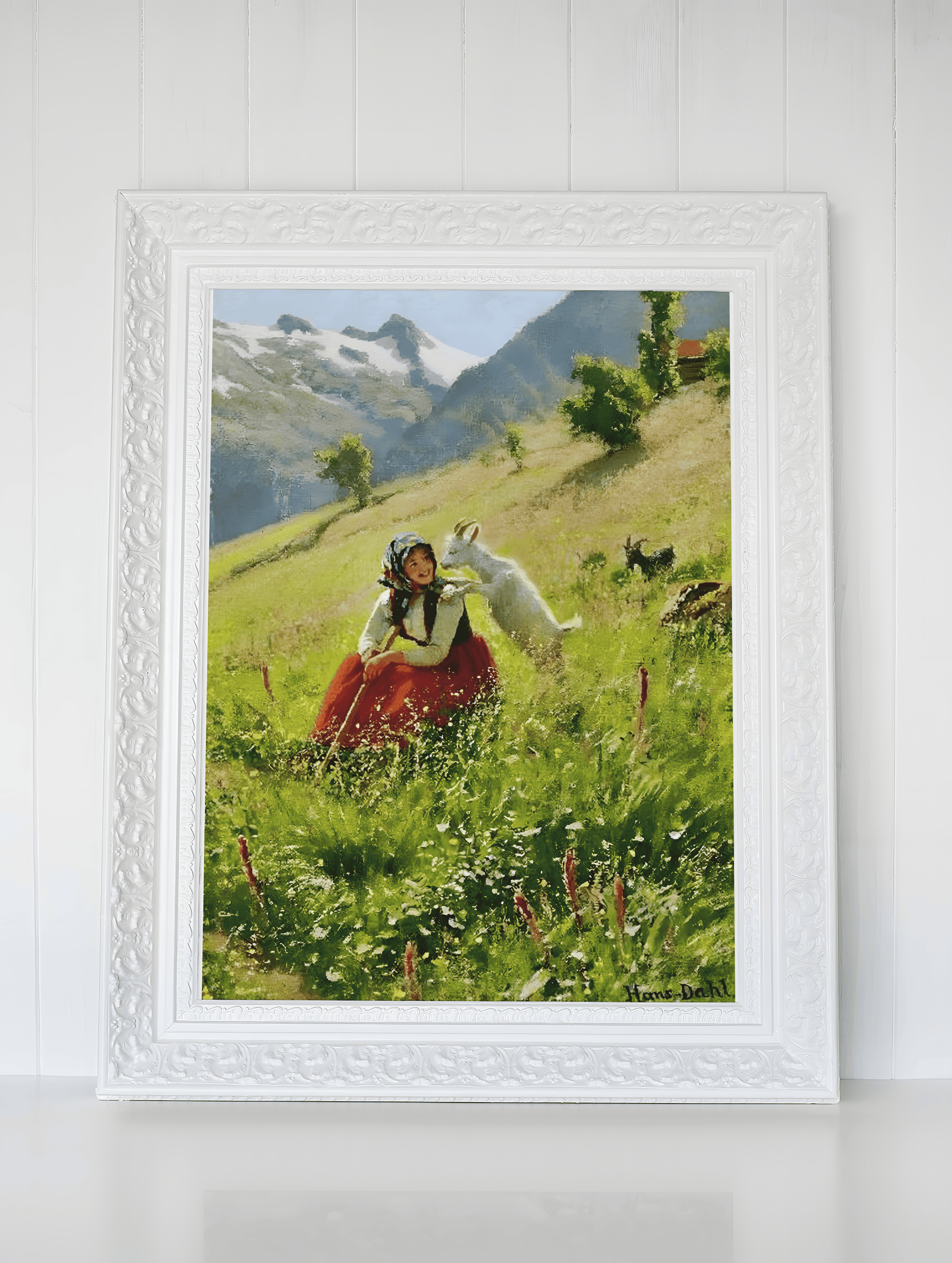 Hans Dahl (1849-1937) Kunstsamling - Kunsttrykk A3+/A3 - Uten ramme #1 Varm velkomst