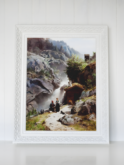 Hans Fredrik Gude (1825–1903) Kunstsamling - Kunsttrykk A3+/A3 - Uten ramme #2