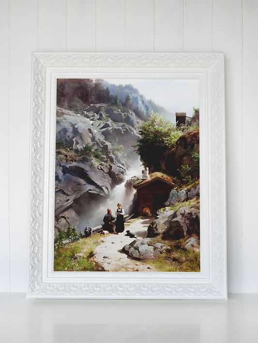 Hans Fredrik Gude (1825–1903) Kunstsamling - Kunsttrykk A3+/A3 - Uten ramme #2