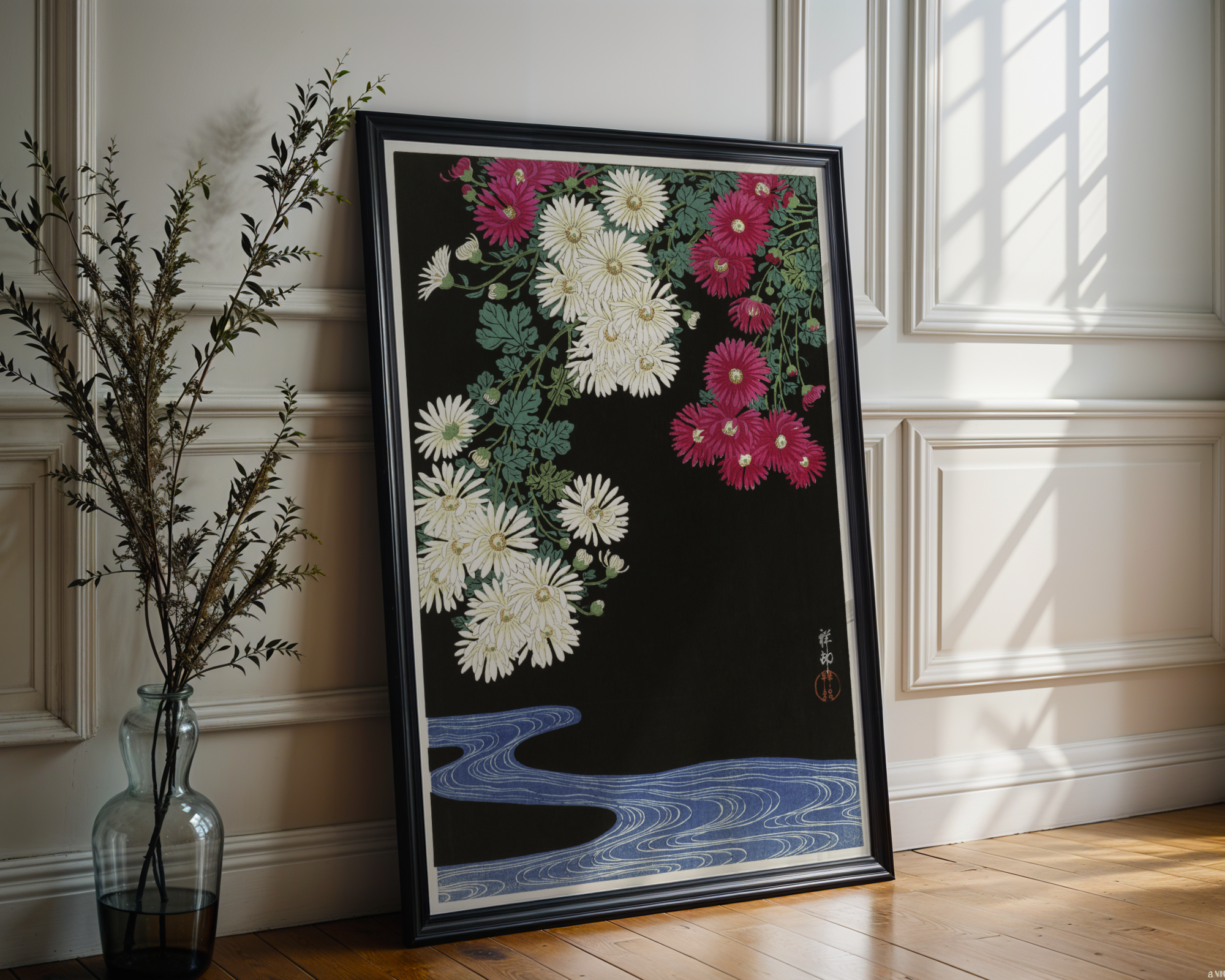 Ohara Koson - Chrysanthemums