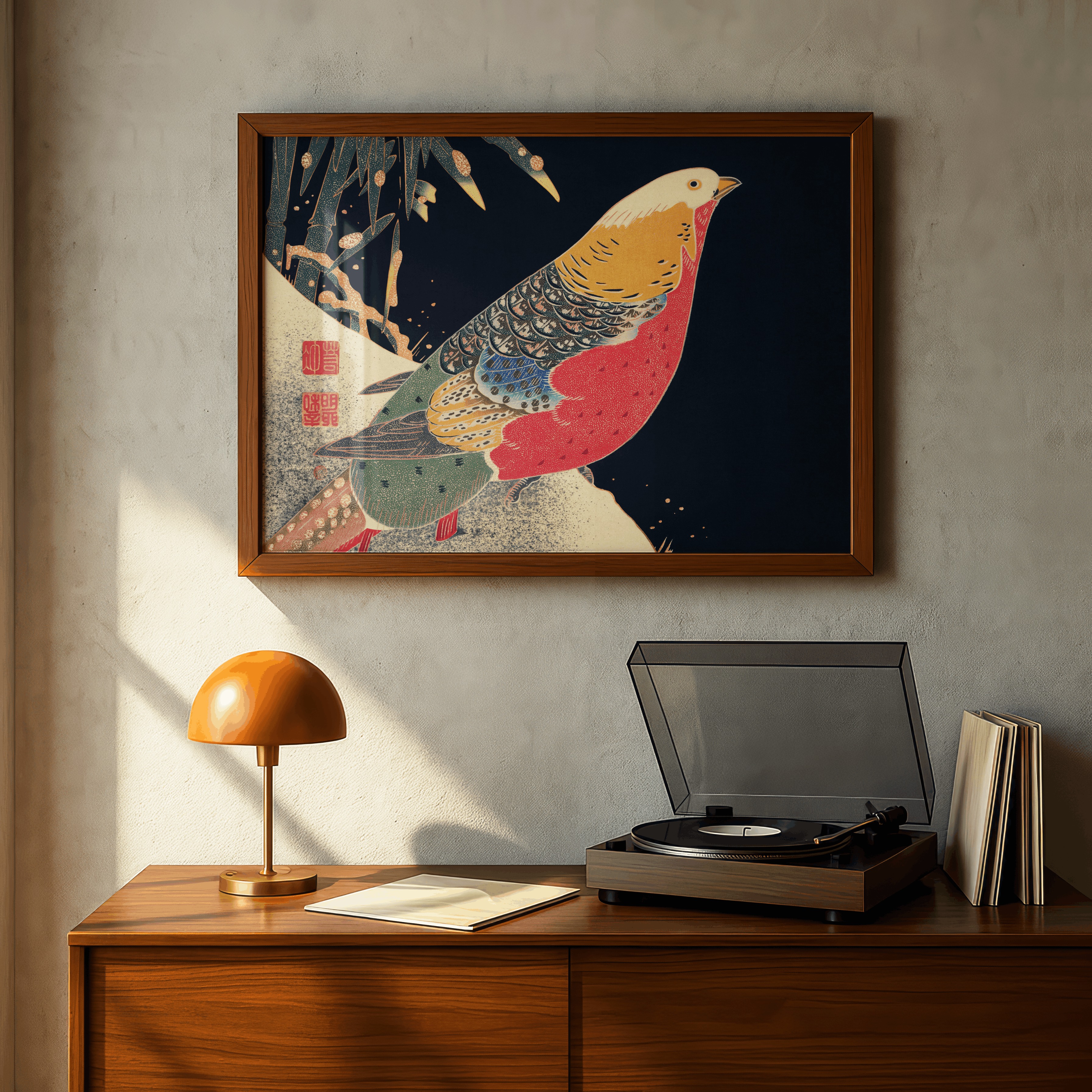 Itô Jakuchu - Golden Pheasant in the Snow