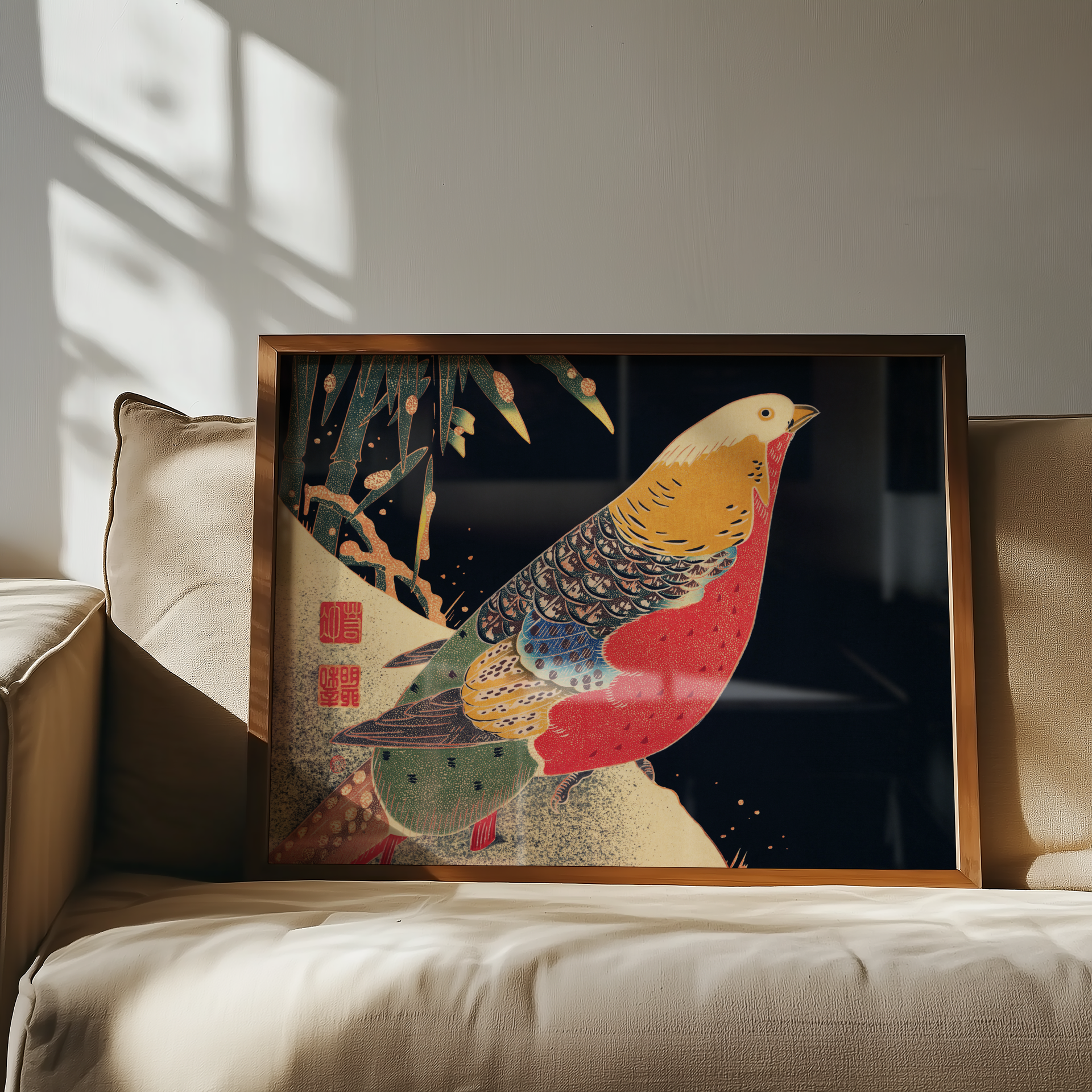 Itô Jakuchu - Golden Pheasant in the Snow